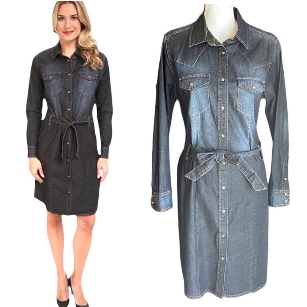 JAG Jeans Rio Semifitted Longsleeve Dress S